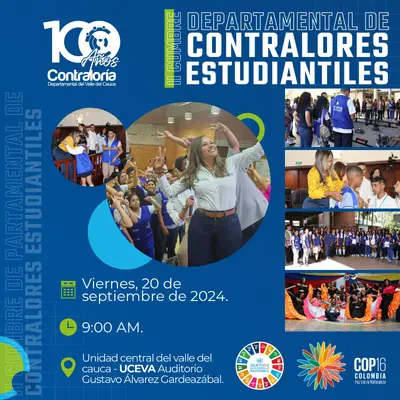 Encuentro de la Contralora del Valle con los y las contraloras estudiantiles del Departamento